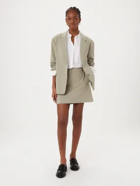 The Mini Skirt in Light Khaki