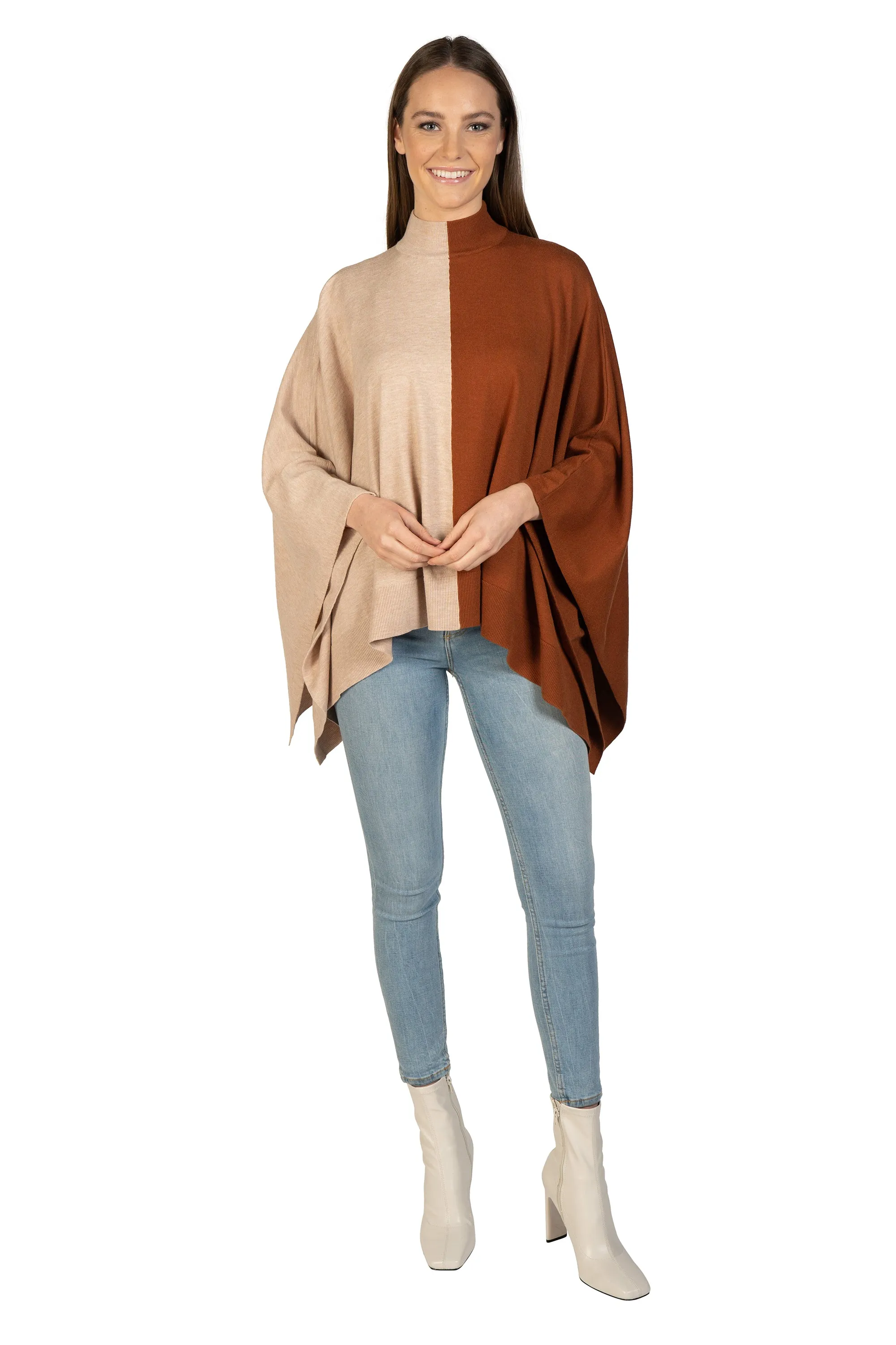 Two-Toned Poncho