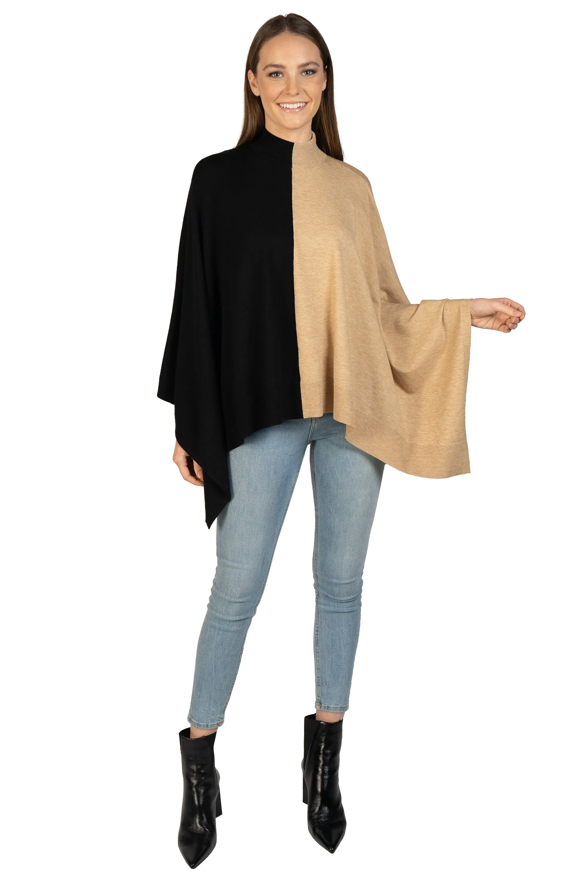 Two-Toned Poncho