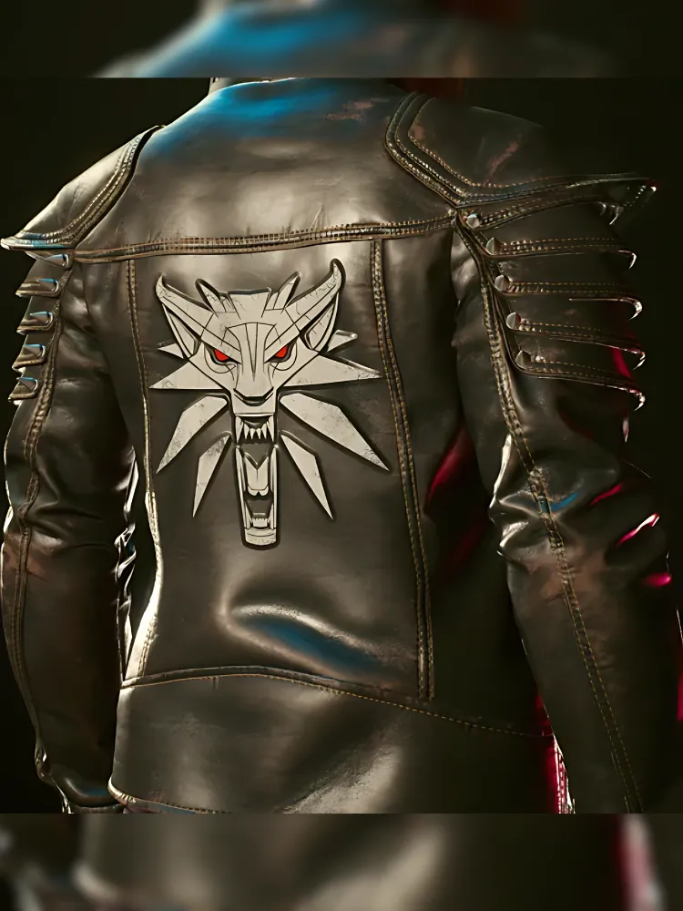 Wolf School Cyberpunk 2077 Leather Jacket