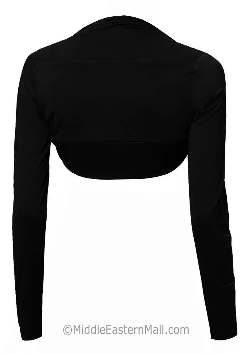 Women's Bolero Shrug in Black or White