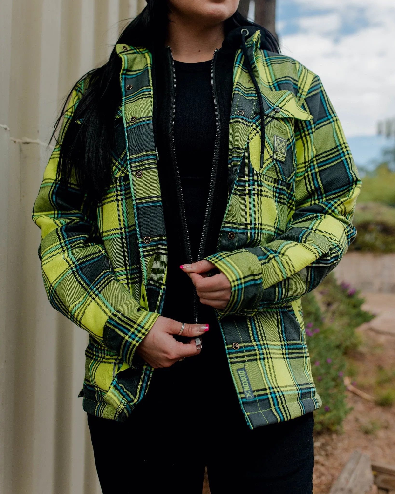 Women's Jobsite Hooded Flannel Jacket