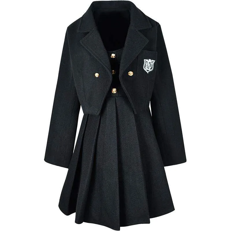 Women's Open Front Woolen Blazer