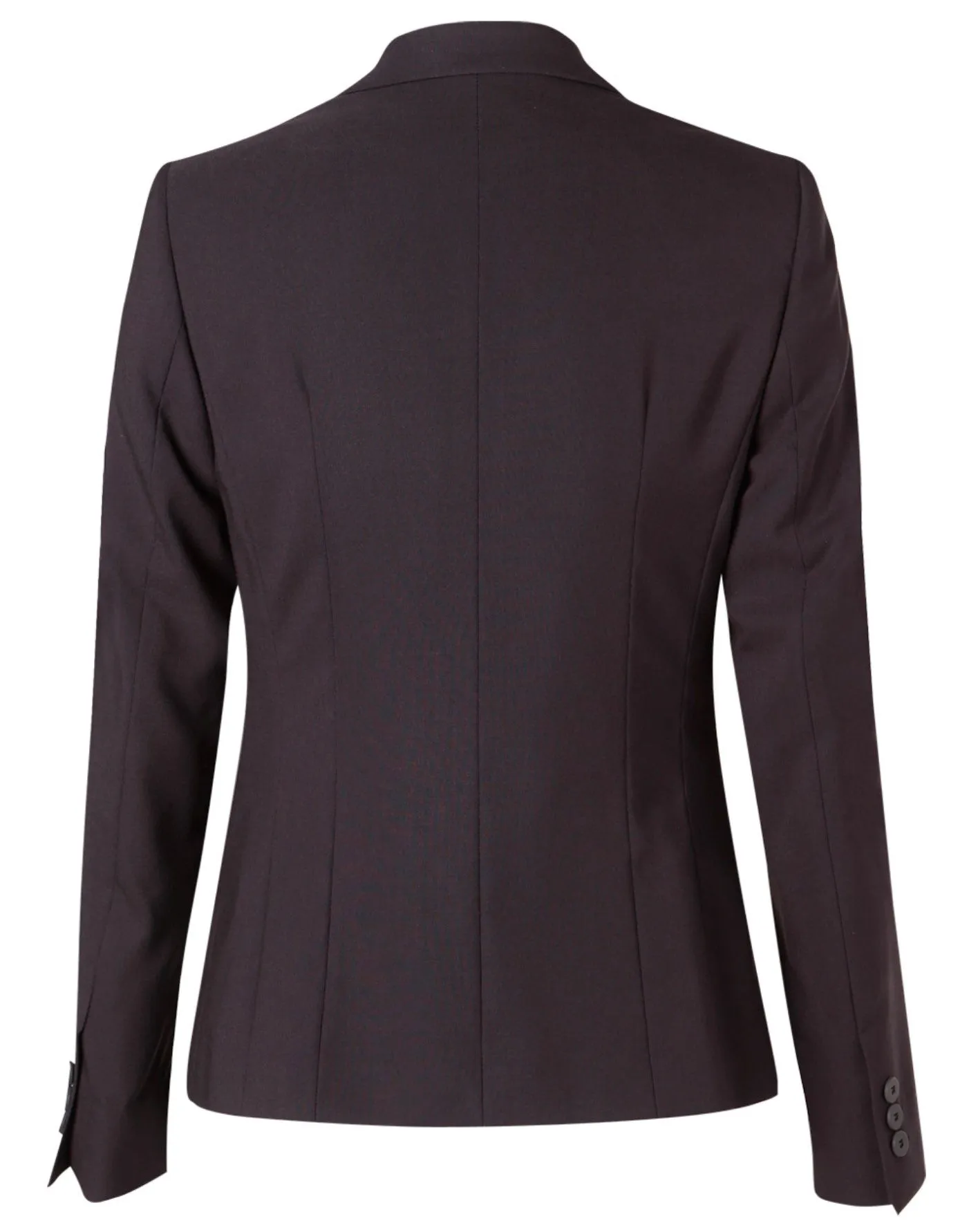 Women's Poly/Viscose Stretch One Button Cropped Jacket