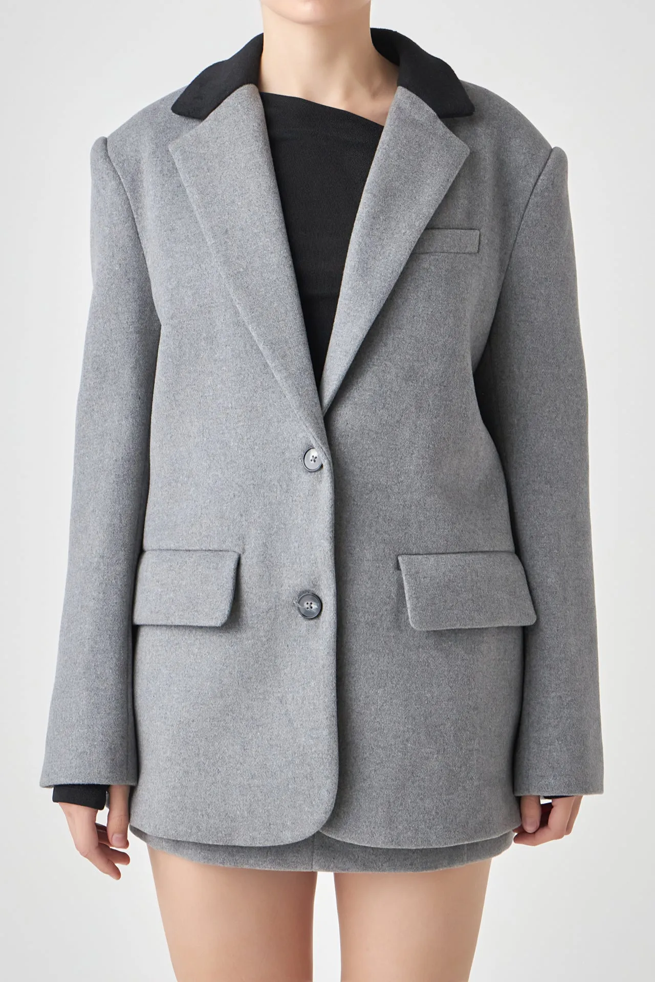 Wool Oversize Blazer